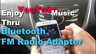 HOW TO SETUP CAR BLUETOOTH MP3 FM TRANSMITTER MODULATOR ADAPTER [upl. by Ahsinrats]