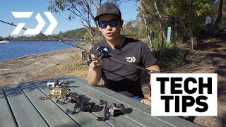 How to Set Up A Baitcaster Daiwa Tech Tips [upl. by Asek]