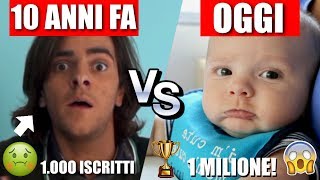 YOUTUBE  10 ANNI FA VS OGGI  iPantellas [upl. by Ganley910]