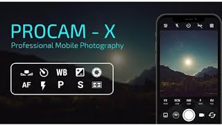 procam x hd camera pro meilleur application photo [upl. by Filbert665]