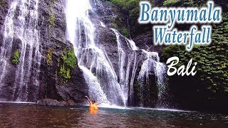 Banyumala Waterfall in Bali  Bali Attractions  Bali Travel Series [upl. by Linkoski]