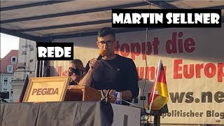 Martin Sellner Identitäre Bewegung Pegida Dresden 1724 [upl. by Natfa985]