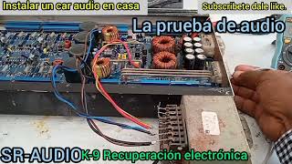 así de fácil puede instalar un amplificador de car audio en casa sin batería [upl. by Nauqyaj]