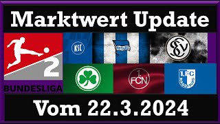 Marktwert Update der 2Bundesliga Platz 712 2 von 3 [upl. by Ayerf]