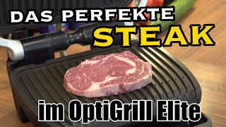 Das perfekte Steak im Tefal OptiGrill [upl. by Allerus]