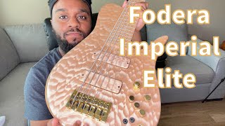 Fodera Imperial Elite 6String Bass Review🔥🔥🔥 [upl. by Ahsak]