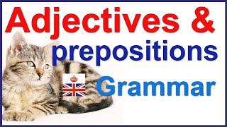 Adjectives with prepositions  English grammar lesson [upl. by Inimak]