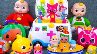 63 Minutes Satisfying with Unboxing COCOMELON Collection Pinkfong Ambulance Playset ASMR 💞 Happy [upl. by Ydne]