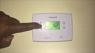 How To Easily Program a Honeywell Thermostat [upl. by Jenelle472]