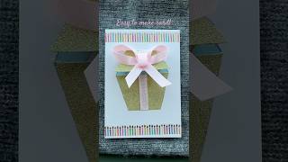 DIY Handmade Cards Cute Birthday amp Holiday Ideas with a PopUp Gift Box Lid 手作りカード￼ [upl. by Deth263]