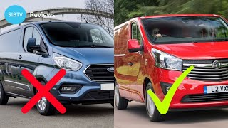 Ford Transit Custom or Vauxhall Vivaro which is better Van comparison review [upl. by Durant]