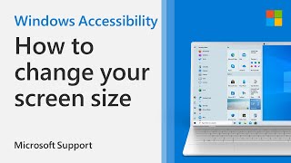 How to adjust screen size in Windows 10  Microsoft [upl. by Nnyl]