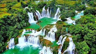 BAN GIOC  the Greatest Waterfall of both Vietnam and China  the best ever view by drone [upl. by Bronson30]