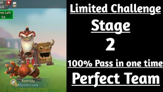 Lords Mobile Limited challenge crazy chef stage 2Mastercook limited challenge stage 2 [upl. by Aeriel522]