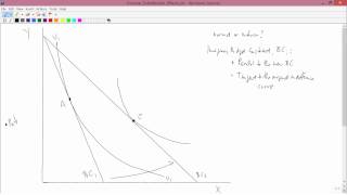 Intermediate Microeconomics The Income Effect and the Substitution Effect [upl. by Imoyaba198]