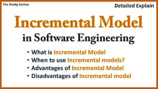 Incremental Model in Software Engineering  Incremental Model [upl. by Lrub]