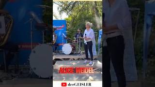 💙 Unsere Kanzlerin bekommt ein Konzert 😅 aliceweidel dergeisler afd [upl. by Nelloc]