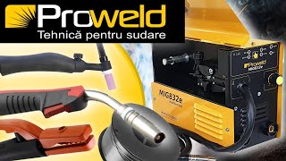 Aparat de sudura cu fir continuu electrozi si agon ProWELD MIG832e FULL REVIEW 2021 [upl. by Yennej]