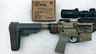 Install Law Tactical Folding Stock Adapter Gen3 [upl. by Aisad]