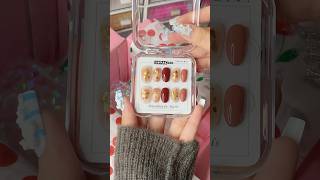 ASMR packing order😘asmr asmrpacking nails pressonnails smallbusiness packingorders [upl. by Ridglee]