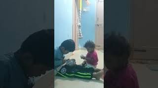 Cute Annaiah cute Chelli ki thinipisthundu sooo sweet 🥰😍😘💕kids fun videos viratvishwakarma [upl. by Celestyn]