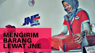 TUTORIAL CARA MENGIRIM BARANG LEWAT JNE [upl. by Noemis912]