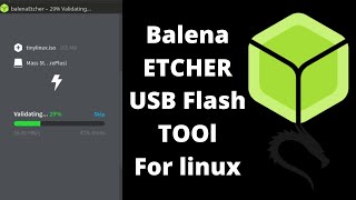 how to create Bootable USB on linux using Balena Etcher [upl. by Leilah]