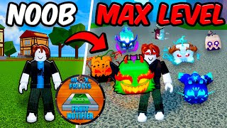 Noob to MAX Level With FRUIT NOTIFIER  Roblox Blox Fruits [upl. by Ogilvy]