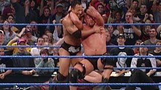 The Rock amp Chris Jericho vs Steve Austin amp Kurt Angle [upl. by Allis]