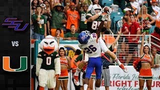 Savannah State vs Miami Football Highlights 2018 [upl. by Revorg]