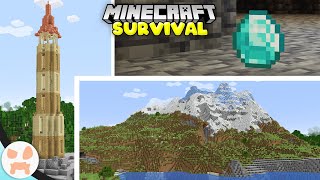 A NEW HOME  Minecraft 118 Survival Episode 2 [upl. by Anayrb]