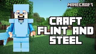 How to Craft Flint and Steel in Minecraft in 2024 [upl. by Arrej]