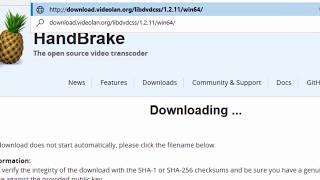 How To Install Handbrake and DVD Decryption DLL [upl. by Renrut752]