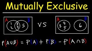 Probability of Mutually Exclusive Events With Venn Diagrams [upl. by Sims]