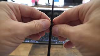 How to wind a QMX toroid using a chopstick [upl. by Harbot288]