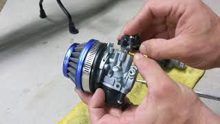 How To Replace The Carburetor On A 50cc Scooter [upl. by Ogden]