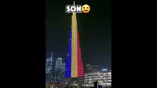 Country Flag On Burj Khalifa😈 automobile thar attitude daku modified crazyxyz trend viral [upl. by Nageam]