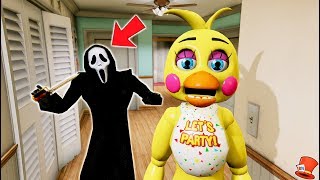 GHOST GUY IS IN MY HOUSE GTA 5 Mods FNAF RedHatter [upl. by Harlow]