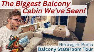 Norwegian Prima Balcony Stateroom Tour amp Review [upl. by Rashidi349]