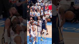 Naji Marshall Putback Dunk nba pelicans playoffs nbahighlights [upl. by Kreda19]