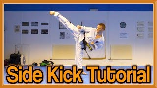 Taekwondo Side Kick Tutorial  GNT How to [upl. by Birgit247]