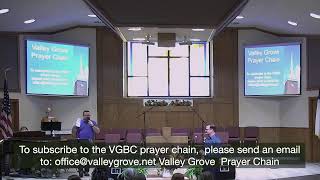 Valley Grove Baptist Church  Sunday Morning Worship  10272024 [upl. by Joachima]