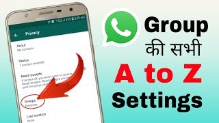 WhatsApp group all settings and hacks  How do you change group settings on WhatsApp [upl. by Siberson]