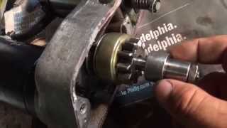 Ironhead sportster starter bendix repair [upl. by Resor]