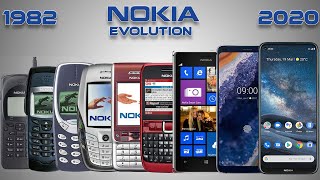 All Nokia Phones Evolution 19822020 [upl. by Nangatrad315]