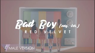 MALE VERSION  Red Velvet  Bad Boy English ver [upl. by Salomon654]