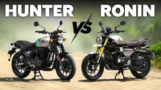 TVS RONIN vs RE HUNTER 350 The Ultimate Comparison [upl. by Ches238]