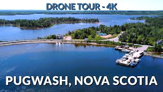 Pugwash Nova Scotia 4K Drone Tour Coastal Splendor with DJI Mini 2  Maritime Beauty Unveiled [upl. by Moria482]