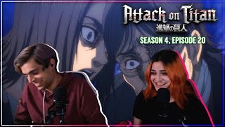 Siblings React to Attack on Titan 4x20 [upl. by Anivid]