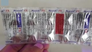 Montek Fx tablet  Fexofenadine and Montelukast tablet Montek fx tablet uses and Side effect Dosage [upl. by Aisinut]